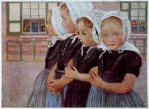 Ung pige i Alsace af Josse Photo