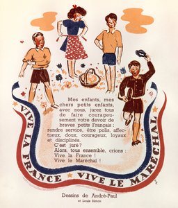 Marskal Petains propaganda af Josse Photo