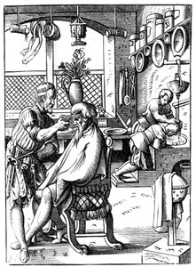 Barber, 1500-tallet 1849. af Jost Amman