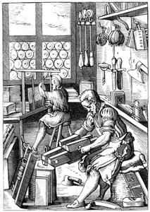 Bogbinder, 1500-tallet 1849.