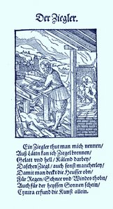 Murstensproducent af Jost Amman