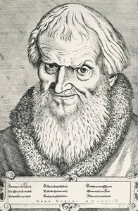 Portræt af Hans Sachs (Nürnberg af Jost Amman