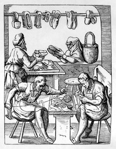 Skomager, c1559-1591 af Jost Amman
