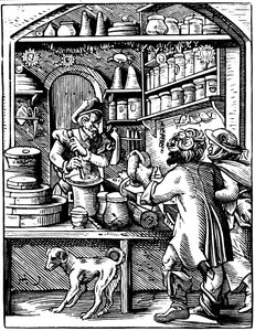 The Drugists Shop, 1568