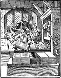 Printers Workshop, 1568.