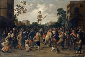Kampen mod døden, 1625. af Jost Cornelisz Droochsloot