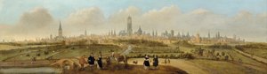 Udsigt over byen Utrecht, ca. 1650-1660 af Jost Cornelisz Droochsloot