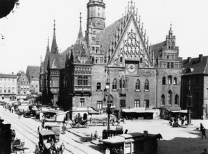 Rådhus, Breslau (nutidens Wroclaw) Polen, ca. 1910