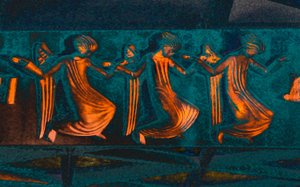 Attending the Annunciation, fra serien Annunciation, 2016 (fotogrpah) af Joy Lions