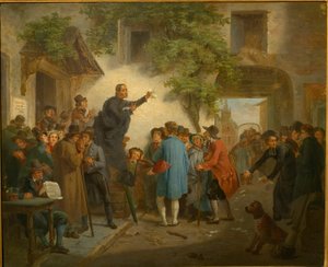 På en kro - valg i Gent i 1830 af Jozef Geirnaert