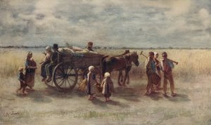Kartoffelhøst, 1844, c1915 af Jozef Israëls