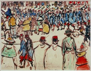 Le Départ. Du går til toget af József Rippl Rónai