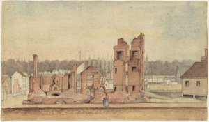 Ruinerne af en Tavern, Petersburg, Virginia af Jr. William Skinner Simpson