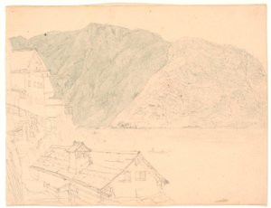 Sø ved Gmunden af Jørgen V. Sonne
