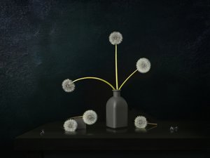 Stillleben med mælkebøtte af Juan Antonio Palacios