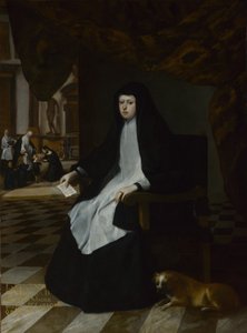 Dronning Mariana af Spanien i sorg, 1666