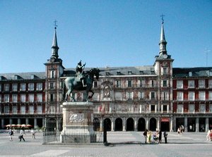Udsigt over Plaza Mayor, ca. 1619 (foto) af Juan Gomez de Mora