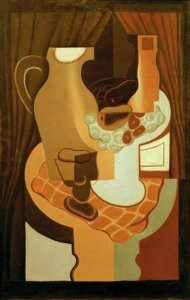 Kande og frugtskål af Juan Gris