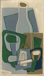 Pibe og pakke tobak, 1922 af Juan Gris