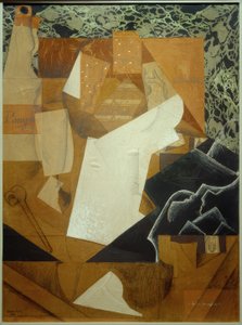Stilleben med druer af Juan Gris