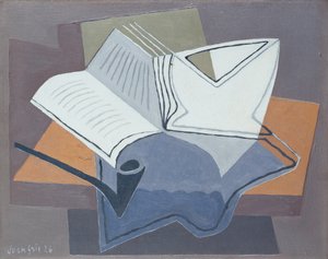 Piben og den åbne bog af Juan Gris
