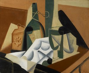 Den hvide dug, 1912-16 af Juan Gris
