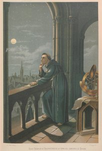 Roger Bacon. Fra: Videnskaben og dens mænd, 1879.