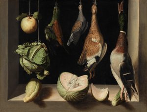 Stilleben med fuglevildt, 160003.