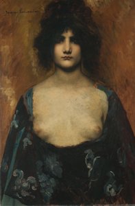Orientalsk pige, ca 1890-1895. af Juana Romani