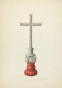 Krucifiks, ca. 1936. af Juanita Donahoo