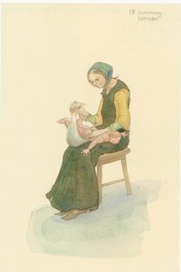 En middelalderlig snedig kvinde, også kendt som en klog kvinde, 2004.