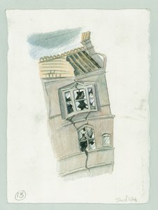 Tysk flådebombardement af Scarborough, North Yorkshire, 1914 2014. af Judith Dobie