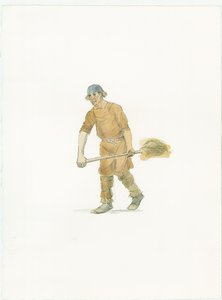 Saksisk landmand, c1066 2015. af Judith Dobie