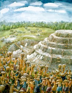 Silbury Hill, c2400BC, c1990-2010 af Judith Dobie