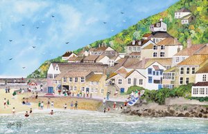 Swimming from the Wharf, 2009 (Gouache på papir)