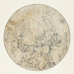Halshugning af Johannes Døberen af Jörg Breu the Elder