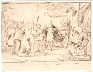 Christian I hyldes som konge af Sverige, maj 1458 af Jürgen Ovens