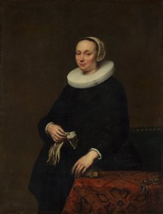 Portræt af en kvinde, 1650. af Jürgen Ovens