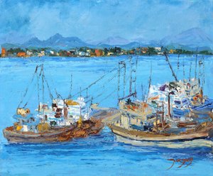 Blue Harbor Fiskebåde