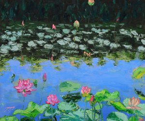 Refleksioner om den lyserøde lotus