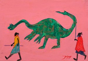 En tur blandt de primitive dinosaurer af Jukyong Park