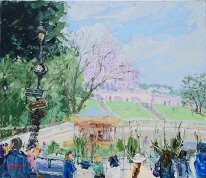 Sacre Coeur Montmartre-karrusellen af Jukyong Park