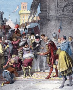Don Quixotes historie af Miguel de Cervantes, indgraveret efter Jules David