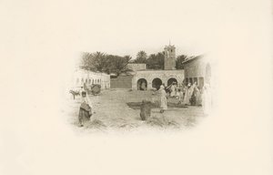 En af Jules Gervais-Courtellemonts udsigter over Algeriet (s/h-foto) af Jules (after) Gervais-Courtellemont