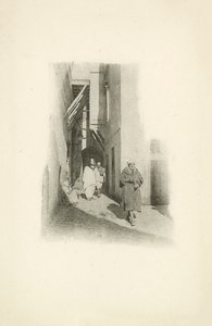 En af Jules Gervais-Courtellemonts udsigter over Algeriet (s/h-foto) af Jules (after) Gervais-Courtellemont