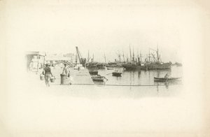 En af Jules Gervais-Courtellemonts udsigter over Algeriet (s/h-foto) af Jules (after) Gervais-Courtellemont