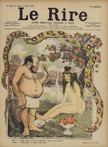 Adam og Eva, Illustration til Le Rire