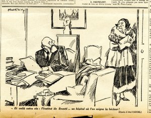Candid, satirisk i N & B af Jules Abel Faivre