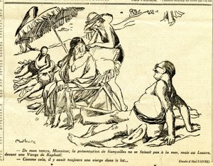 Candid, satirisk i N & B af Jules Abel Faivre