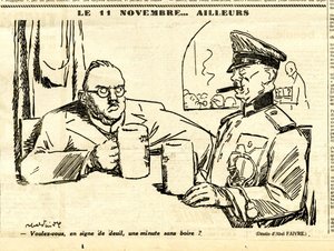 Oprigtig, satirisk i sort/hvid af Jules Abel Faivre